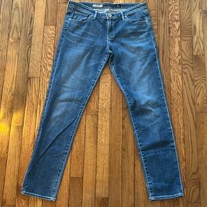 AG Adriano Goldschmied The Stilt Cigarette Leg Medium Wash Jeans